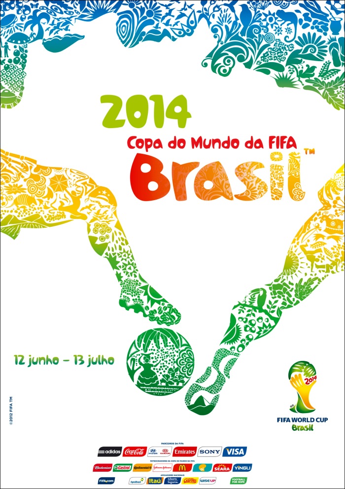 Cartaz oficial da Copa do Mundo 2014 (C) Fifa
