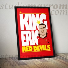 Para os red devils, Cantona é King Eric! Studiomarrom.com